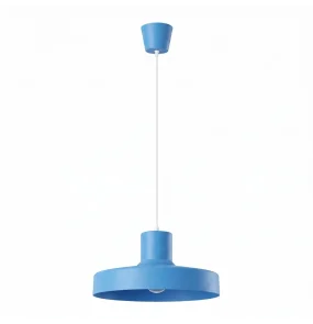 Lampa wisząca BILO SL.2059 oprawa w kolorze błękitnym SOLLUX LIGHTING
