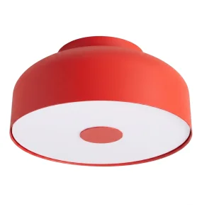 Plafon OMIQ SL.2285 oprawa w kolorze czerwonym SOLLUX LIGHTING