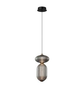 Lampa wisząca Nico PND-8545-2A-AB-SG oprawa w kolorze czarnym ITALUX