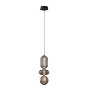 Lampa wisząca Nico PND-8545-3-AB-SG oprawa w kolorze czarnym ITALUX