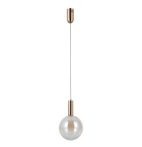 Lampa wisząca Strela PND-34378-1M-HBR oprawa w kolorze złotym ITALUX