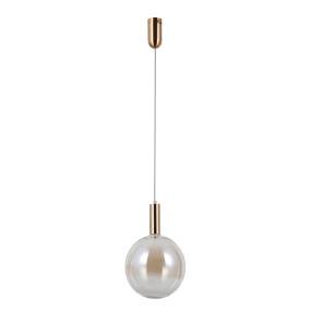 Lampa wisząca Strela PND-34378-1L-HBR oprawa w kolorze złotym ITALUX