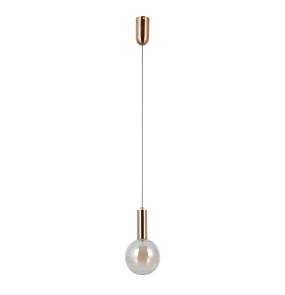 Lampa wisząca Strela PND-34378-1S-HBR oprawa w kolorze złotym ITALUX