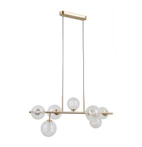 Lampa wisząca Toledo PND-40717-7-HBR oprawa w kolorze złotym ITALUX