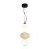 Lampa wisząca Tordi PND-94721-2B-YLL oprawa w kolorze czarnym z beżowym elementem ITALUX
