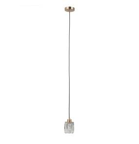 Lampa wisząca Torno PND-40813-1-HBR oprawa w kolorze złotym ITALUX