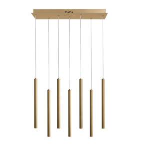 Lampa wisząca Valdes PND-22302-7-GD oprawa w kolorze złotym ITALUX