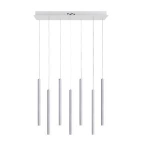 Lampa wisząca Valdes PND-22302-7-WH oprawa w kolorze białym ITALUX