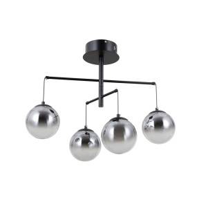 Lampa sufitowa Velada PND-34381-4-BK oprawa w kolorze czarnym ITALUX