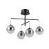 Lampa sufitowa Velada PND-34381-4-BK oprawa w kolorze czarnym ITALUX