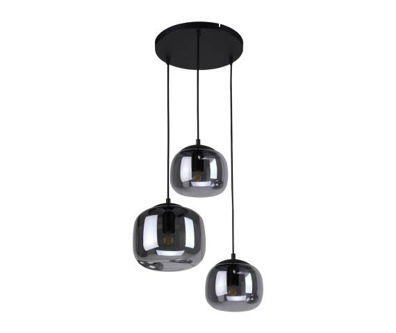 Lampa wisząca Calto PND-67705-3-BK-SG oprawa w kolorze czarnym ITALUX