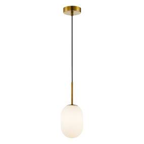 WYPRZEDAŻ Lampa wisząca ALIAS ML0317 oprawa w kolorze złotym MILAGRO