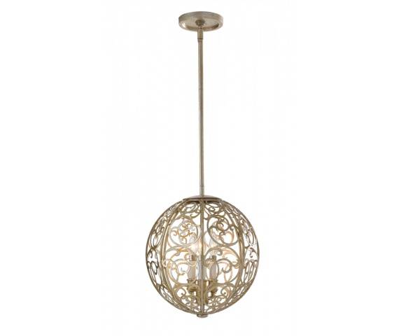 Lampa wisząca Arabesque FE/ARABESQUE3 Feiss kulista oprawa w dekoracyjnym stylu