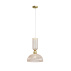 Lampa wisząca ANTIC MOD302PL-01CG1 oprawa w kolorze złotym z kloszem w kolorze koniakowym MAYTONI