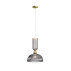 Lampa wisząca ANTIC MOD302PL-01GR1 oprawa w kolorze złotym z dymionym kloszem MAYTONI