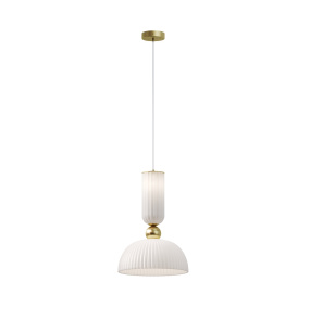 Lampa wisząca ANTIC MOD302PL-01W1 oprawa w kolorze złotym MAYTONI