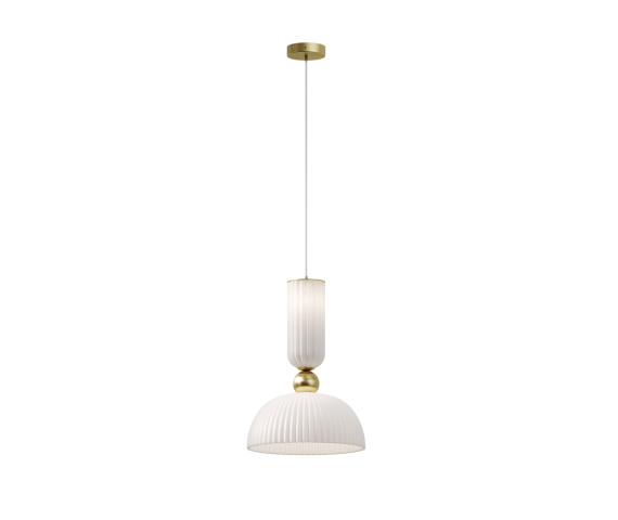Lampa wisząca ANTIC MOD302PL-01W1 oprawa w kolorze złotym MAYTONI