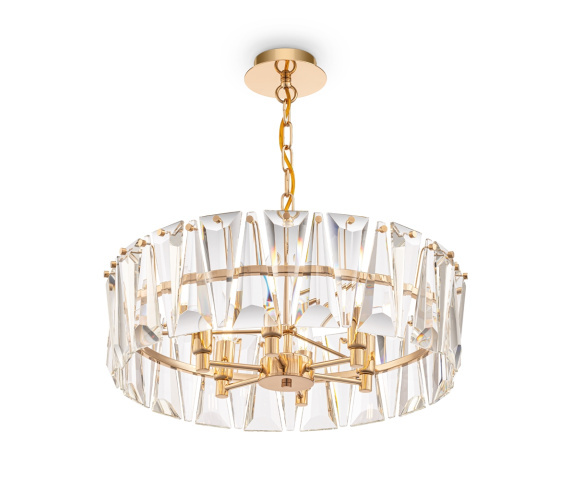 Lampa wisząca PUNTES MOD043PL-06G oprawa w kolorze złotym MAYTONI