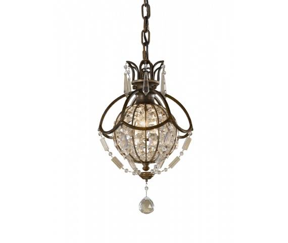 Lampa wisząca Bellini FE/BELLINI/P Feiss dekoracyjna oprawa w kryształowym stylu