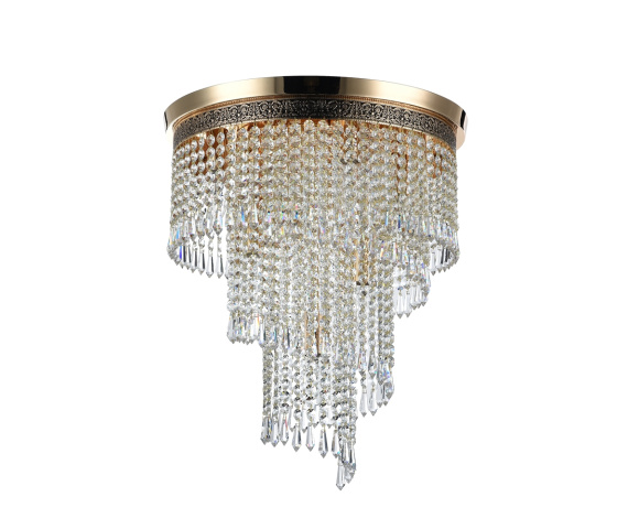Lampa sufitowa CASCADE DIA522-CL-07-G oprawa w kolorze złotym MAYTONI