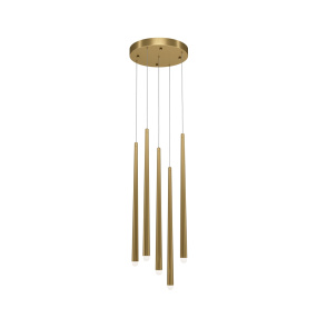 Lampa wisząca CASCADE MOD132PL-L30BSK oprawa w kolorze mosiądzu MAYTONI