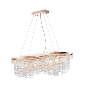 Lampa wisząca TOILS DIA600-07-G oprawa w kolorze złotym MAYTONI