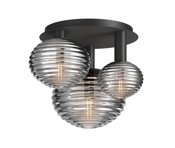 Lampa sufitowa REELS MOD268CL-03B oprawa w kolorze czarnym MAYTONI