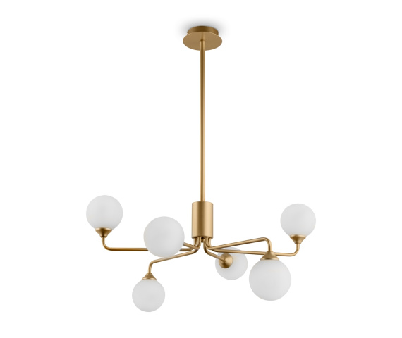 Lampa wisząca ALEXIS MOD044PL-06MG oprawa w kolorze złotym MAYTONI