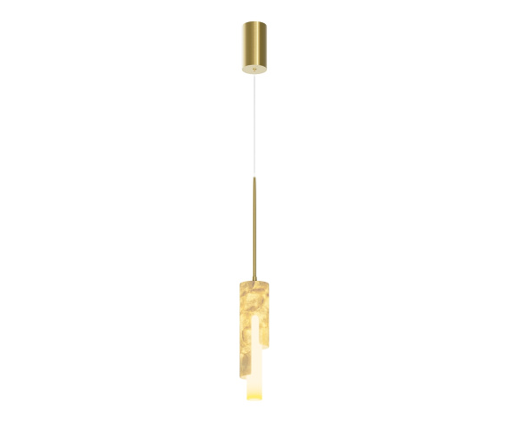Lampa wisząca MARIS MOD499PL-L6GK oprawa w kolorze złotym MAYTONI