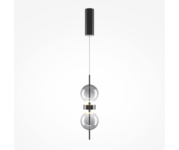 Lampa wisząca DOUBLE MOON MOD478PL-L8B3K oprawa w kolorze czarnym MAYTONI