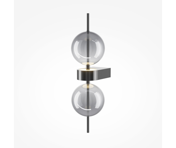 Kinkiet DOUBLE MOON MOD478WL-L8B3K oprawa w kolorze czarnym MAYTONI