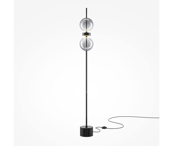 Lampa podłogowa DOUBLE MOON MOD478FL-L15B3K oprawa w kolorze czarnym MAYTONI