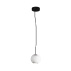 Lampa wisząca BASIC TEXTURE MOD461PL-01W oprawa w kolorze czerni i bieli MAYTONI