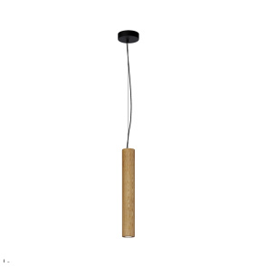 Lampa wisząca BASIC TEXTURE MOD461PL-L5BGK oprawa w kolorze czerni i drewna MAYTONI