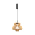 Lampa wisząca NAMIKI MOD465PL-L12BK1 oprawa w kolorze czerni i drewna MAYTONI