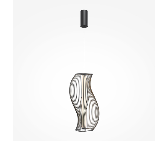 Lampa wisząca SHADOWS MOD263PL-L20B3K oprawa w kolorze czarnym MAYTONI