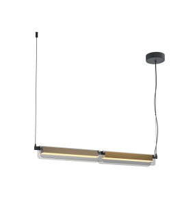 Lampa wisząca FLAT MOD296PL-L20BS3K oprawa w kolorze czarnym MAYTONI