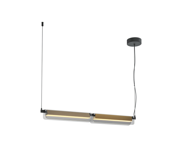 Lampa wisząca FLAT MOD296PL-L20BS3K oprawa w kolorze czarnym MAYTONI