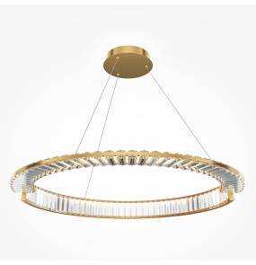 Lampa wisząca KRONE P097PL-L45BS3K oprawa w kolorze mosiądzu MAYTONI