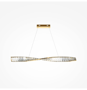 Lampa wisząca KRONE P097PL-L28BS3K oprawa w kolorze mosiądzu MAYTONI