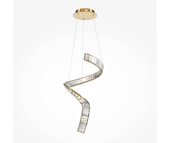 Lampa wisząca KRONE P097PL-L48BS3K oprawa w kolorze mosiądzu MAYTONI