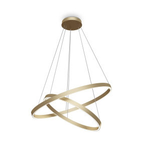 Lampa wisząca RIM MOD058PL-L74BS4K w kolorze mosiądzu MAYTONI