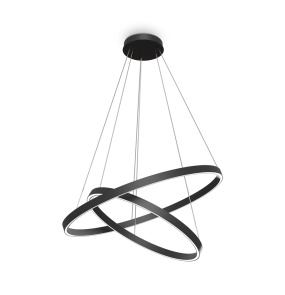 Lampa wisząca RIM MOD058PL-L74B4K w kolorze czarnym MAYTONI