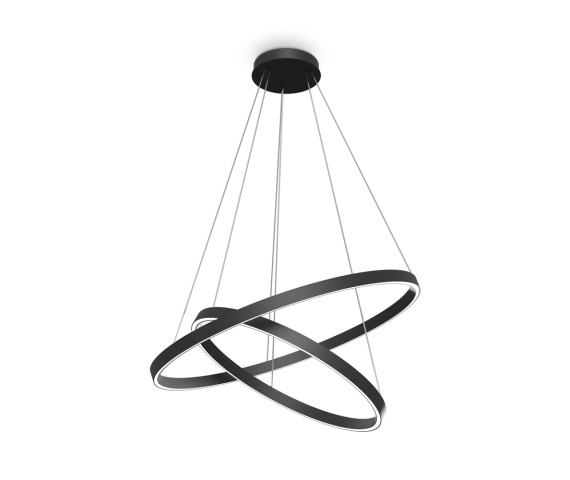 Lampa wisząca RIM MOD058PL-L74B4K w kolorze czarnym MAYTONI