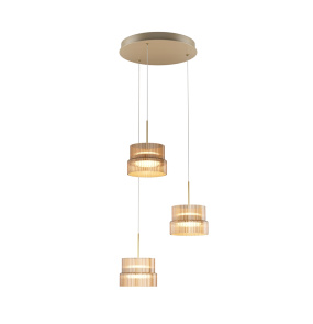 Lampa wisząca SCALA MOD496PL-L33BZK oprawa w kolorze złotym MAYTONI