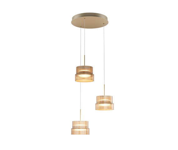 Lampa wisząca SCALA MOD496PL-L33BZK oprawa w kolorze złotym MAYTONI