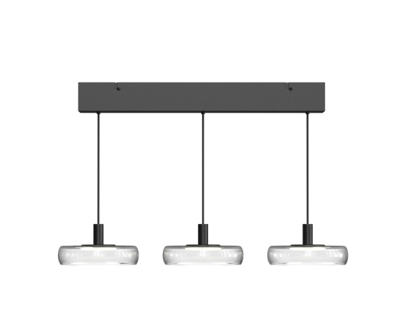 Lampa wisząca FLOAT MOD498PL-L25BK oprawa w kolorze czarnym MAYTONI