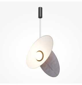 Lampa wisząca EVOLUTION MOD396PL-L10BL3K oprawa w kolorze czerni bieli i szarości MAYTONI