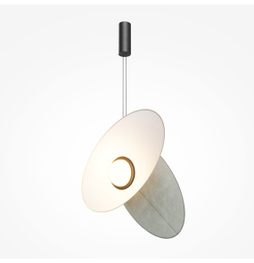Lampa wisząca EVOLUTION MOD396PL-L10GR3K oprawa w kolorze czerni bieli i szarości MAYTONI