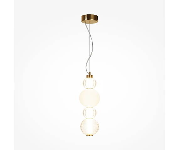 Lampa wisząca COLLAR P069PL-L17G3K oprawa w kolorze złotym MAYTONI